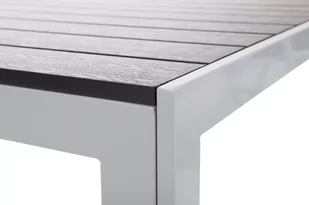 Meble ogrodowe aluminiowe Ibiza 185 cm Silver / Black 8+1 - Meble ogrodowe - miniaturka - grafika 4