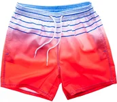 Kąpielówki męskie - Krótkie męskie spodenki z sznurkiem Recea - miniaturka - grafika 1