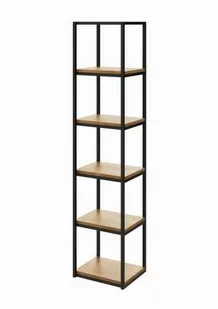 Regał TOKYO WOOD 177x40 Nowoczesny Industrial LOFT - Regały - miniaturka - grafika 1