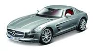 Samochody i pojazdy dla dzieci - MAISTO, mercedes-benz sls amg srebrny 1/18 - miniaturka - grafika 1