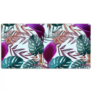 Duża podkładka na biurko Tropikalne liście 120x60cm, Dywanomat - Podkładki na biurko - miniaturka - grafika 1