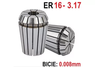 Tulejka zaciskowa ER16 FI 3,175mm Bicie 0,008mm CNC Professional - Tuleje - miniaturka - grafika 1