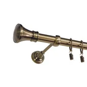 Karnisze - Karnisz pojedynczy ZEUS Ø25, 160 cm colloseum złoto - miniaturka - grafika 1