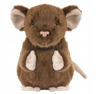 Maskotki i pluszaki - Maskotka Myszka Brązowa Siedząca - 13cm - miniaturka - grafika 1