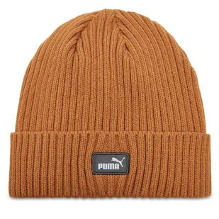 Czapka Puma Classic Cuff Beanie 024826 05 Brązowy - Czapki męskie - miniaturka - grafika 1