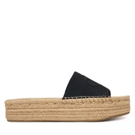 Espadryle damskie - Espadryle Calvin Klein Ebeth HW0HW02894 Czarny - miniaturka - grafika 1
