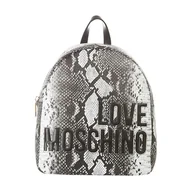 Plecaki - Love Moschino, Bacpack Czarny, female, - miniaturka - grafika 1