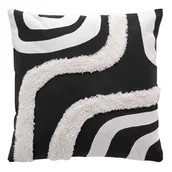 Poszewki na poduszki - Poszewka dekoracyjna MIRADE, abstrakcyjny wzór, tuftowana bawełna, 40 x 40 cm - miniaturka - grafika 1