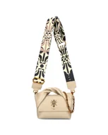 Torebki damskie - Mała torebka listonoszka NIRA beżowa - miniaturka - grafika 1