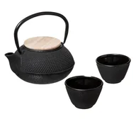 Dzbanki i imbryki - Secret de Gourmet Dzbanek do herbaty z kubkami żeliwny 800 ml 160762 - miniaturka - grafika 1