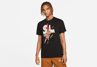 Koszulki męskie - Nike Air Jordan Game 5 Crew Tee Black - miniaturka - grafika 1
