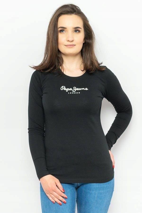 LONGSLEEVE DAMSKI PEPE JEANS PL505203 CZARNY - S
