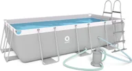 Baseny ogrodowe - Avenli Basen stelażowy z pompą piaskową 400x200cm 17w1 2817 - miniaturka - grafika 1