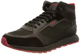 HUGO Męski Icelin_Hito_nypu HIGH_TOP, Black1, 46 EU - Koszulki męskie - miniaturka - grafika 1