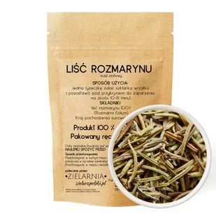 Rozmaryn liść 50g Zielarzpolski - Zdrowa żywność - miniaturka - grafika 1