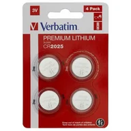 Baterie i akcesoria - Verbatim BATERIA LITOWA CR2025 4 SZT.) 49532 - miniaturka - grafika 1