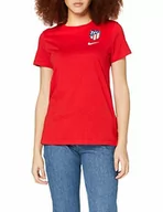 Koszulki i topy damskie - Nike Damska koszulka ATM W NK Tee Evergreen CREST koszulka, sportowa czerwona, XS - miniaturka - grafika 1