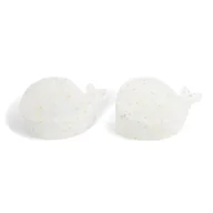 Zestawy naczyń dla dzieci - Filibabba Zestaw 2 silikonowych mini pudełek na przekąski Wieloryb Christian Confetti - miniaturka - grafika 1