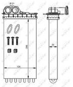 Układ chłodzenia - akcesoria - NAGRZEWNICA PEUGEOT 206 199801-201212 - miniaturka - grafika 1