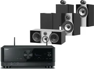 Kino domowe - Yamaha RX-A6A czarny + 705 S2 czarny + 707 S2 czarny + HTM71 S2 czarny - miniaturka - grafika 1