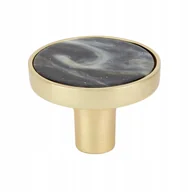 Klamki - Gałka meblowa Pearl 32 mm czarna - miniaturka - grafika 1