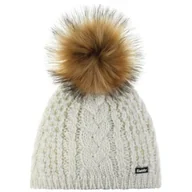 Czapki damskie - Czapka zimowa z wełną merino Eisbar Afra Lux MÜ 100 biały - miniaturka - grafika 1