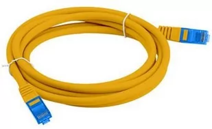 LANBERG PATCHCORD KAT.6A S/FTP LSZH CCA 5M POMARAŃCZOWY FLUKE PASSED PCF6A-10CC-0500-O - Kable miedziane - miniaturka - grafika 3
