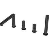 Baterie wannowe i prysznicowe - Laveo Pretto czarna BAO 714D - miniaturka - grafika 1