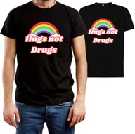 Koszulki męskie - T-SHIRT MĘSKI PREZENT ABSTYNENT NADRUK ŚMIESZNA KOSZULKA CZARNA R-XXL A424 - miniaturka - grafika 1