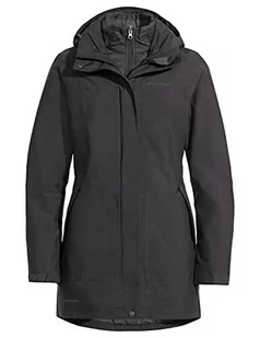 Vaude Idris III 3in1 Parka Women, czarny EU 36 | XS 2021 Kurtki przeciwdeszczowe 424026780360 - Kurtki damskie - miniaturka - grafika 1