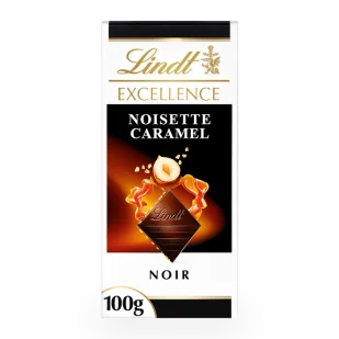Czekolada Lindt Excellence Dark Caramelised Hazelnut 100g - Czekolada - miniaturka - grafika 1