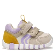 Buty dla dziewczynek - Sneakersy Geox B Iupidoo Girl B3558C 02214 C0265 Beżowy - miniaturka - grafika 1