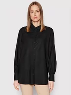 Koszule damskie - Vero Moda Koszula Tonia 10263982 Czarny Oversize - miniaturka - grafika 1