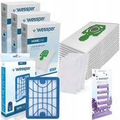 Worki do odkurzaczy - Zestaw Worki Do Odkurzacza Wessper Homeline Safbag Do Zelmer 12 Szt. + Filtr, 3 Szt. + Filtr Hepa + Zapach - miniaturka - grafika 1