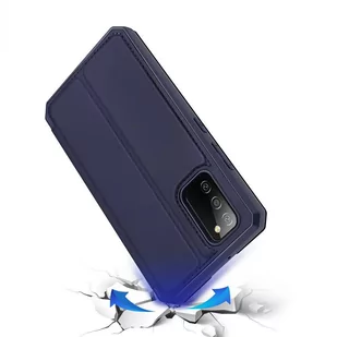 Dux Ducis Skin X kabura etui pokrowiec z klapką Samsung Galaxy A02s EU niebieski - Etui i futerały do telefonów - miniaturka - grafika 4