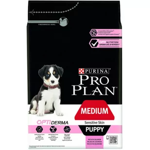 Purina Pro Plan Optiderma Sensitive Skin Medium Puppy 3 kg - Sucha karma dla psów - miniaturka - grafika 2
