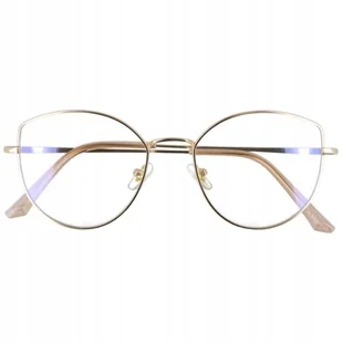 Okulary Kocie Oczy z filtrem światła niebieskiego do komputera zerówki 2530 - Okulary korekcyjne, oprawki, szkła - miniaturka - grafika 1