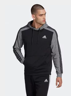 Adidas Bluza "Mel" w kolorze czarno-szarym - Bluzy sportowe męskie - miniaturka - grafika 1