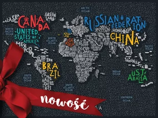 Mapa świata zdrapka Travel Map Letters World 1Dea.me - Przybory szkolne - miniaturka - grafika 3