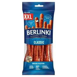 Berlinki XXL Kiełbasa legendarny classic 150 g - Kiełbasa i wędliny - miniaturka - grafika 1