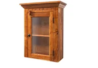 Szafki łazienkowe - Szafka Witrynka Wisząca Oxford #01002 Akacja Lakierowana 52X24X69 Cm B 8452 - miniaturka - grafika 1