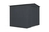 Altany ogrodowe - GLOBEL domek ogrodowy narzędziowy 86 ANTRACYT ze świetlikiem - miniaturka - grafika 1
