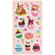 Zabawki kreatywne - Naklejki Słodkie desery - miniaturka - grafika 1