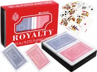 Gry planszowe - Klasyczne KARTY DO GRY Powlekane 2 Talie Poker - miniaturka - grafika 1