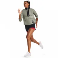 Bluzy sportowe damskie - Damska bluza do biegania Under Armour UA Run Everywhere Layer - oliwkowa - UNDER ARMOUR - miniaturka - grafika 1