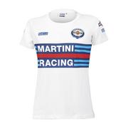 Koszulki i topy damskie - Koszulka t-shirt damska Sparco Martini Racing biała - miniaturka - grafika 1