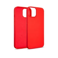 Etui i futerały do telefonów - Beline Etui Silicone iPhone 15 / 14 / 13 6.1" czerwony/red - miniaturka - grafika 1