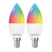 Żarówki LED - Inteligentna żarówka LED Laxihub LAE14S Wifi Bluetooth TUYA (2 szt.) - miniaturka - grafika 1