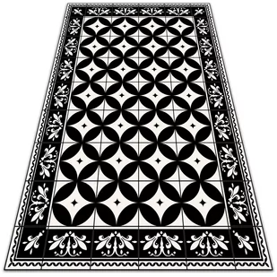 Dywan na taras zewnętrzny Koła w kafelkach 80x120 cm - Dywany zewnętrzne - miniaturka - grafika 1