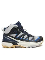 Buty trekkingowe męskie - Salomon Trekkingi X Ultra 360 Edge Mid Gore-Tex L47698500 Szary - miniaturka - grafika 1